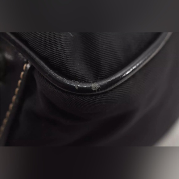 β οΈβ₯οΈ Authentic PRADA Vintage Nylon Tessuto Leather Hand Boston Bag β₯οΈβ οΈ - Picture 14 of 16